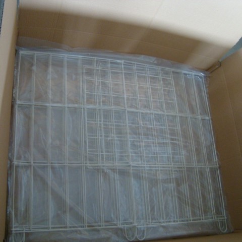 Knock Down 4 Sides Square Wire Basket Display Stand