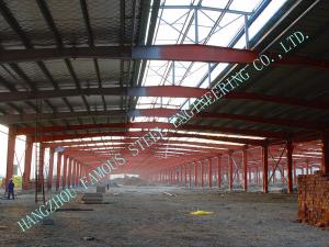 China A36 Pre Engineered Industrial Steel Buildings Welded H Shape For Fabric Mills on sale