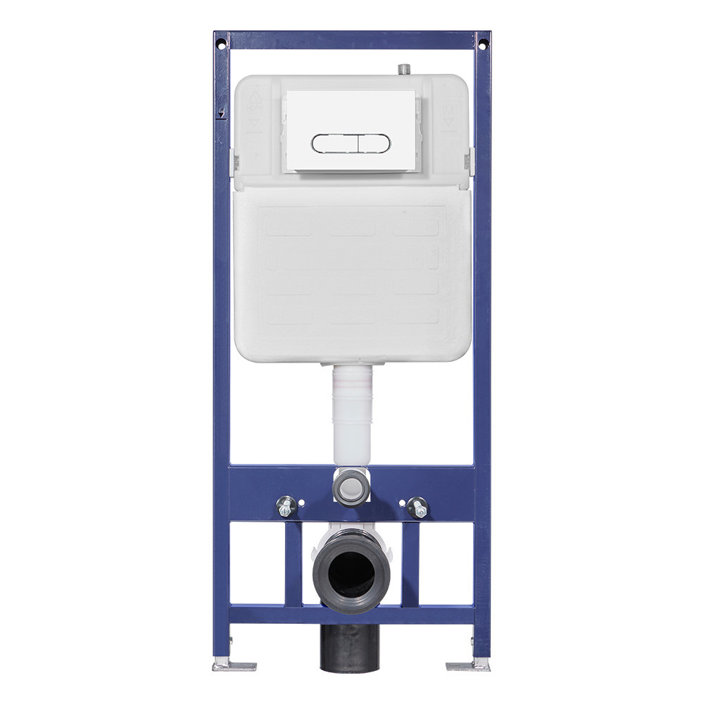 Rectangular Thin Concealed Cistern With 8.5/3 Liters Flush Volume