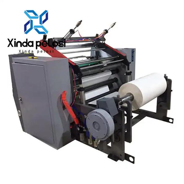 220/380/415V Cash Register Paper Slitter Rewinder Automatic Paper Roll Cutting Machine