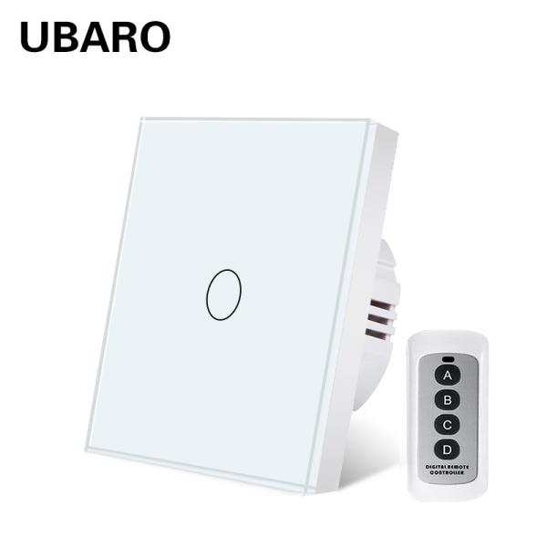Quality EU Standard 1 Button Wireless Remote Switch For 433.92MHZ Frequency And Convenient Installation Sensor Switches for sale