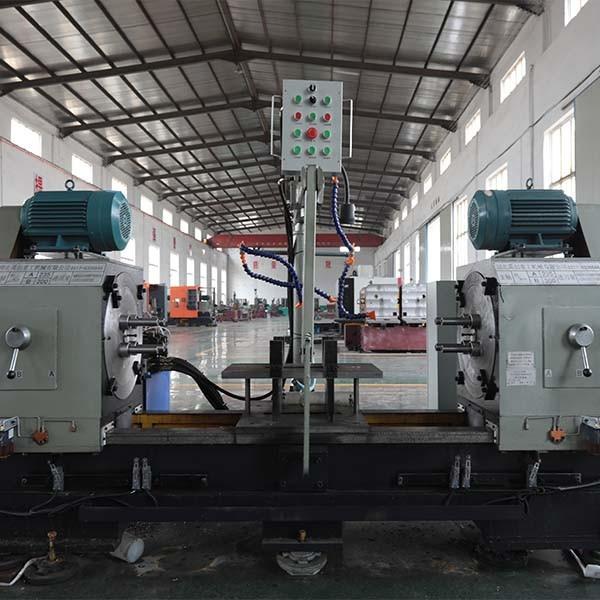 Flexible Double Side Drilling Machine For Multi Hole Processing In Valve Pipe