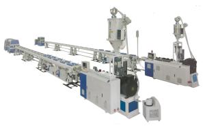 High Speed PP-R HDPE Plastic Pipe Production Line Cool And Hot Water Supply