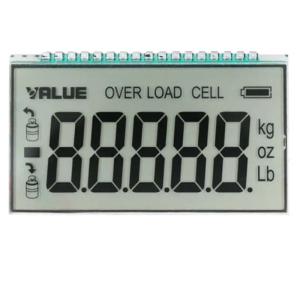 China Reflecive 7 Segment Monochrome LCD Screen Module support Customize on sale