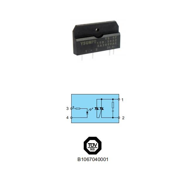 DC To AC 5A Solid State Relay 12V Zero Crossing For Humidifier