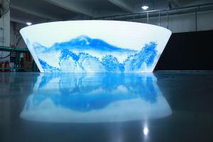Indoor P3 Flexible LED Panel Screen Display Splicing Full Color For Advertising