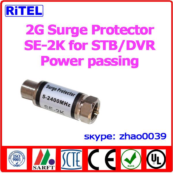 Quality STB Surge protector SE-2K 5-2500MHz Power pass and DC block available for sale