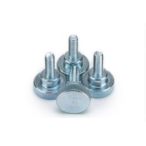 Flared Collar Precision Shoulder Screws Knurled Head With Fully Threaded