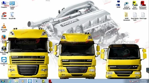 For DAF Truck Diagnostic Tool DAF VCI 560 Davie 5.6.1 Application V95 Diagnostic Tool