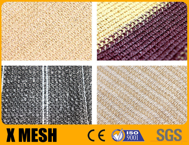 Balcony Roof Triangular Hdpe Sun Shade Net Beige Knitted Customizable