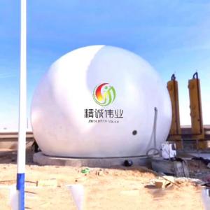 China Automatic Control Round Gas Holder For Biogas Plant on sale