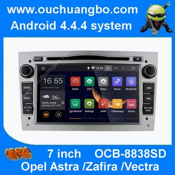 Quality Ouchuangbo android 4.4 Opel Astra  Zafira sliver colour capacitive canbus 3G WIFI free map for sale