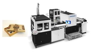 Buy cheap High Speed Paper Box Forming Machine For Handicraft , Electronic Paper Box product