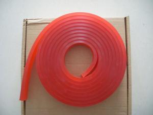 Buy cheap Red Elasticity Silkscreen Squeegee , 50 * 7 Bottles Silk Screen Squeegee Blades product