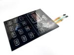 Rear Surface Printing Pcb Based Membrane Keypad With Flat Keys