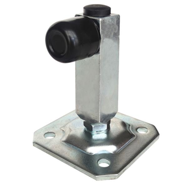 80mm Ground Install Rolling Gate Stopper For Cars Cattle With Rubber Bottom Plate