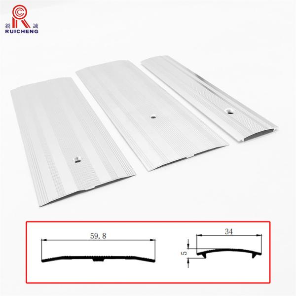 Quality Polished Aluminium Transition Strip Multifunction 38mm Width 6063 T5 for sale
