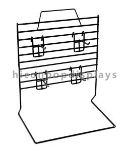 Buy cheap Wire Counter Display Racks / Hanging Display Shelf Powder Coated product