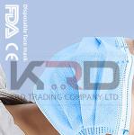 High Protective 3 layer non-woven fabrics ear loop disposable protective face
