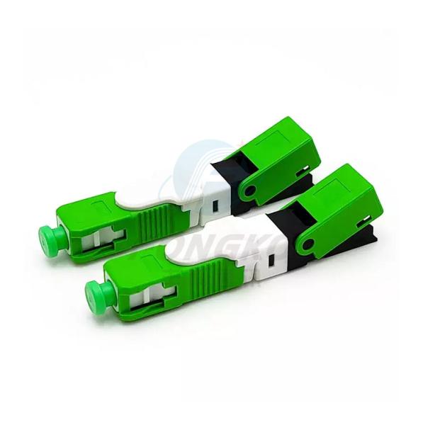 Quality FTTH / Area Network SC Fast Connector , SC APC Fiber Optic Connector for sale