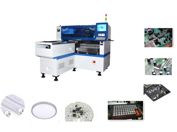 Quality 380AC 50Hz LED Chip Mounter Machine , HT-E8S SMT Placement Machine For Shaped Components for sale