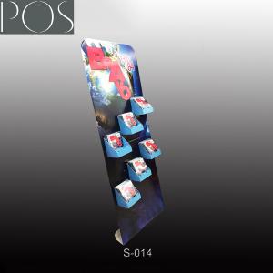 Buy cheap custom corrugated paper POP standee with small trays product