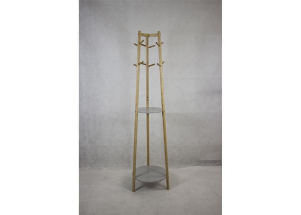 Quality 12 Hanger 10kg 170cm Height Coat Rack With Shoe Bench for sale