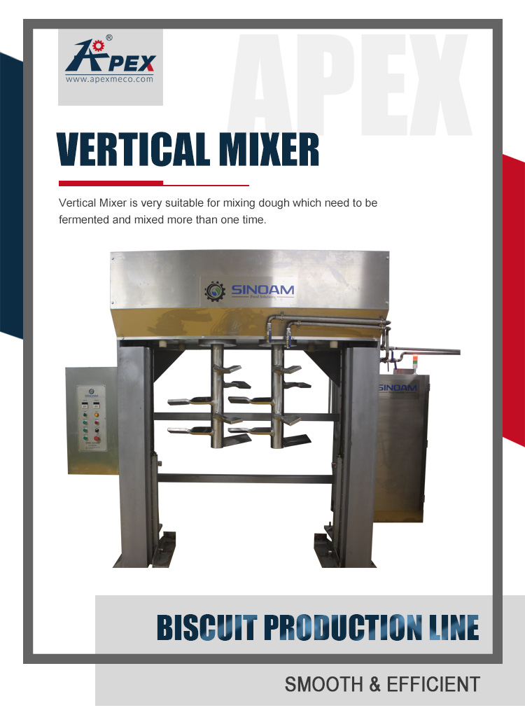 Big Capacity 304 Stainless Steel Biscuit Making Machine Large Stand Commercial Dough Mixer