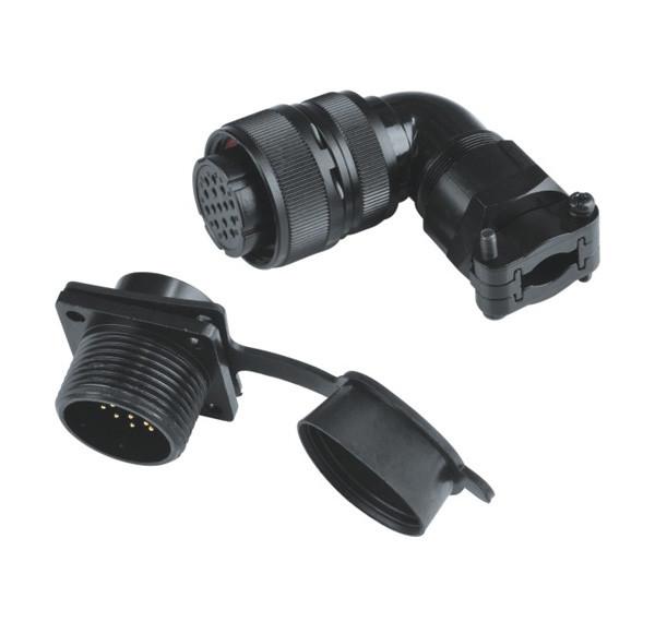 Quality YD28 Metal Electrical Connectors 4 Pin Waterproof IP67 Servo Connector for sale