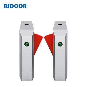 China Electronic ID IC Card Retractable Flap Barrier Smart Pedestrian Control on sale