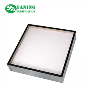 China Mini Pleat HEPA Air Filter Replace H13 HEPA Filter With Galvanized Frame on sale