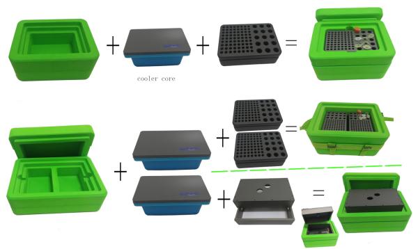Benchtop Ice Free Cooler Low Temperature For DNA and RNA Virus Experiments Adapt