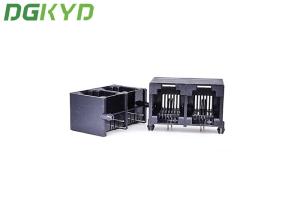 Buy cheap RJ11 Plastic Black 6p6c Network Port Socket Without Transformer product