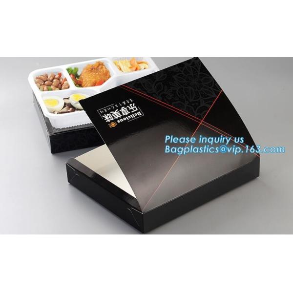 High Quality Eco-healthy Disposable Custom Printed Kraft Lunch Food Paper Box For Food,Food Paper Packaging Lunch Box