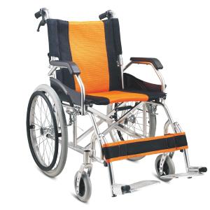 Solid Castor lightweight bariatric transport wheelchair