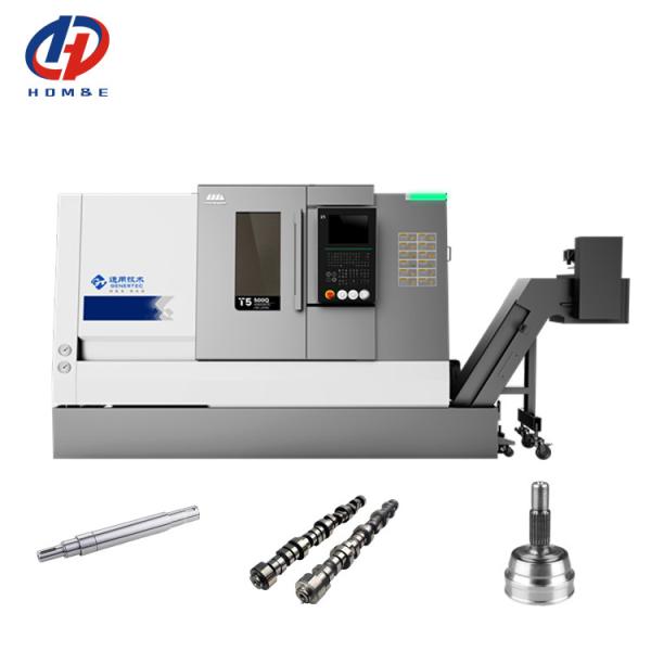 CNC Lathe T5.2-500Q Large Size Shaft Cutting BMT55 SMTCL Slant Bed CNC Lathe
