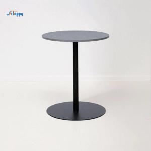 Ceramic Top Round End Table No Shaking with Metal Base For Dining Room CE-512