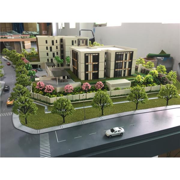 50% Internal Lighting Architectural Mockup Maquette House Model For Marketing Launch