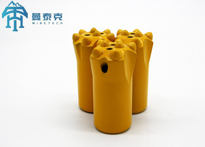 Rock Blasting Hole Tapered Button Bit 38mm 11 Degree for Construction Use