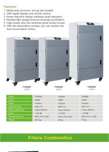 Five Layer Filters High Efficient Solder Fume Extractor with Wheels