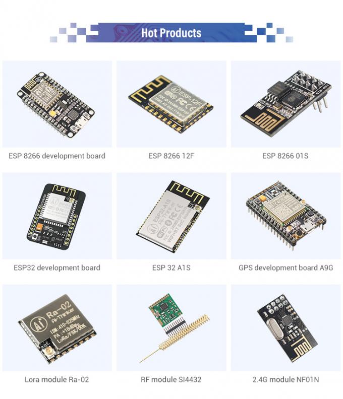 Ai-Thinker ESP-07S Wifi Module IPEX EXP8266 Serial Port To Wifi Wireless Transmission For Wifi Home Automation