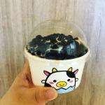 Disposable Custom Printed Ice Cream Cups , Paper Ice Cream Cups With Lids