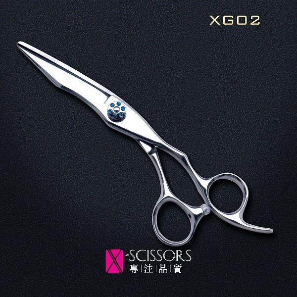 X-Scissors 440B Steel 6.0" offset handle Hair Cutting Scissors XG02