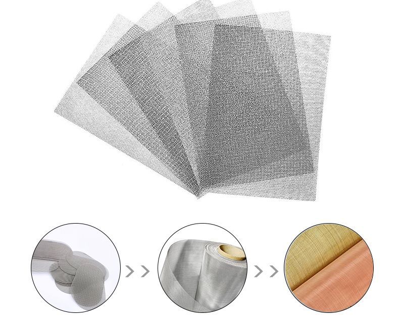 Customizable 5 6 7 8 10 12 Mesh Stainless Steel Wire Mesh/Net/Filter Cloth Weave Stainless Steel Wire Mesh