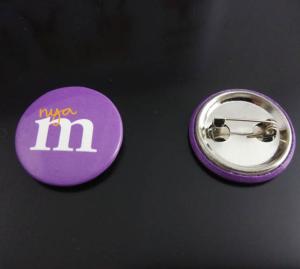 China cheap custom made tin button badge,multi-colors for choose on sale