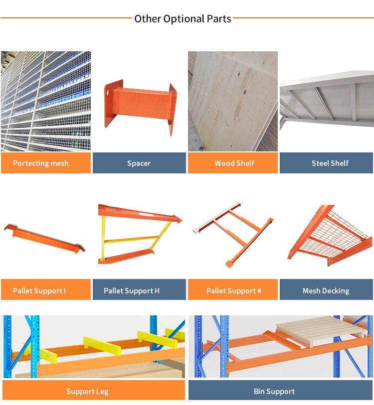 HTP Selective Pallet Racking System With Corrosion Protection For Warehouse Rack