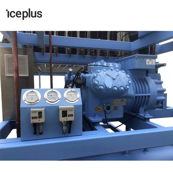 Containerized Commercial Block Ice Maker Big Capacity Ice Block Making Plant