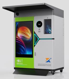 Buy cheap Semi-outdoor Return For Earn Reverse Vending Machine AI Drivered RVM For PET Cans Glass Tetra Pak product
