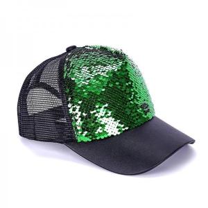 China Sequins Meshback Trucker Hat on sale