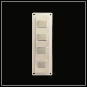 Buy cheap 4 Key Function Bar Metal Numeric Keypad Stainless Steel 304 Side Key Keyboard product